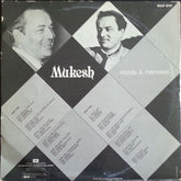 Mukesh - Moods & Memories (Vinyl) Image